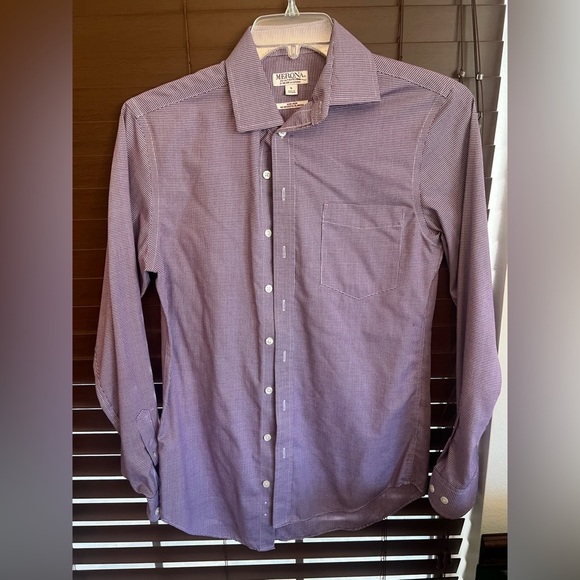 Merona Other - Merona Men's Casual Purple Button-Down Shirt